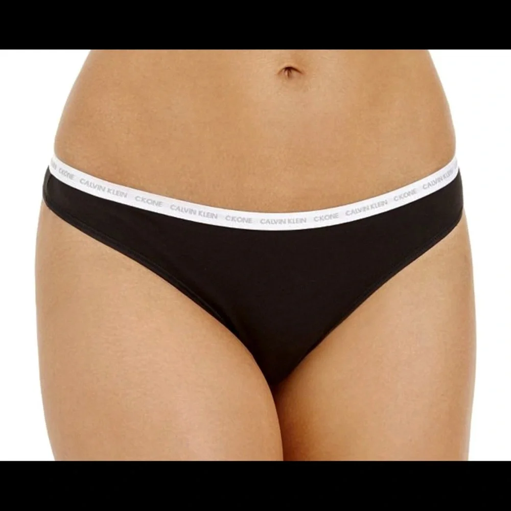 CK One Cotton Thong - Picture 1 of 7